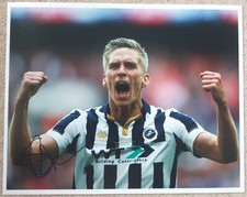 Steve Morison Hand Signed Millwall "10x8" Photo