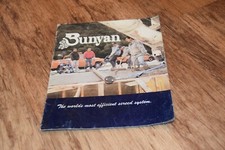 Vintage retro BUNYAN Striker Screed System Concrete Tool BROCHURE Construction