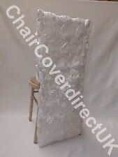 100 White Rosette Chiavari