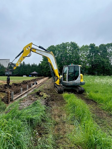 Operated digger hire - digger,