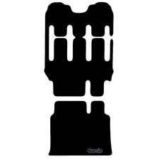 Carsio Tailored Carpet Van Floor Mats For Vito 2005-2015 Conference Rear Seat