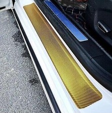 Gold carbon fibre effect - carbon,