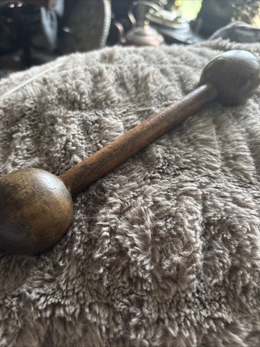 Antique treen double - antique,