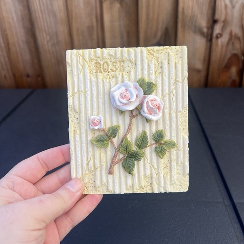 Vintage floral rose wall - rose,