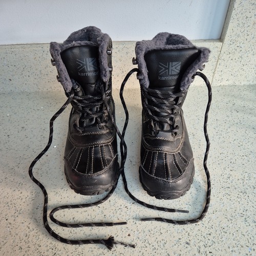Karrimor black snow boots kids - black,
