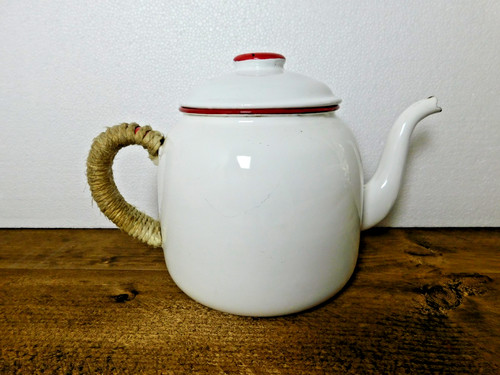 Enamel teapot - enamel,