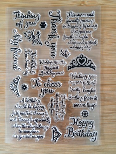 Sheet birthday sentiments - 1,