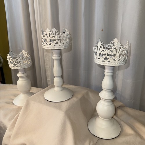 Shabby chic white pillars - shabby, 3