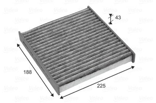 Valeo cabin air filter - , for
