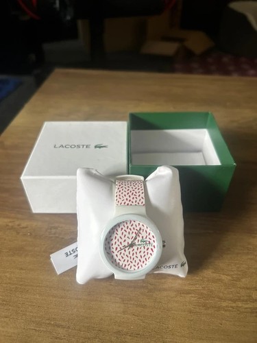 Lacoste goa watch white red - white,
