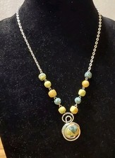 Viva Beads Stone Drop Necklace