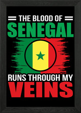 Senegal Framed Wall Art Poster