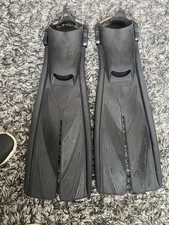 Atomic Aquatics 'Smoke on the Water' Boot Split Fins - Size Large  RRP £269.95