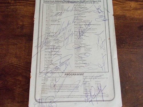 Multi signed 1978 - 1978, ulster