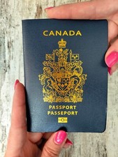 Canadian passport prop. Canada