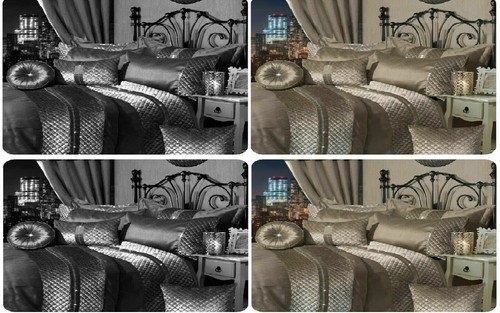 Kylie duvet cover set quilted - kylie,