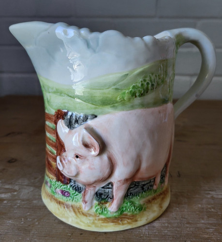 Border fine arts pig pitcher - border,