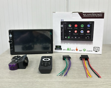 CAMECHO Double Din Car Stereo Bluetooth 7 Inch Touch Screen Radio A2207