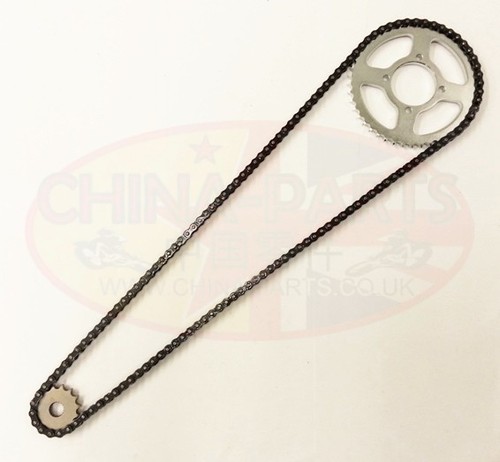 Chain sprockets set for - ,