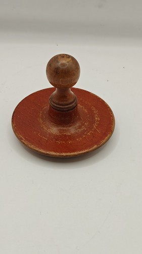 Antique wooden butter stamp - antique,