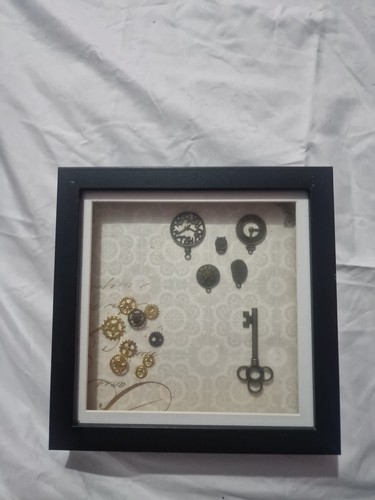 Framed key and clock - and,