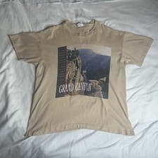 Vintage Single Stitch Made In USA Grand Canyon Graphic Tee Anvil Large