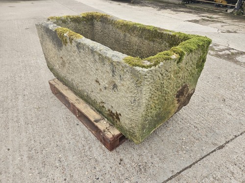Large antique sandstone water - large,
