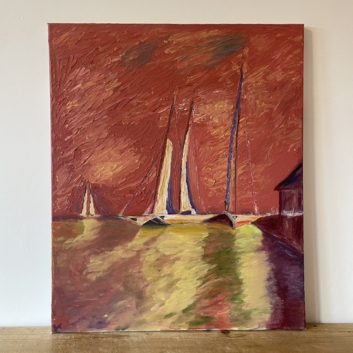 Nautical harbour sailing boats - nautical,