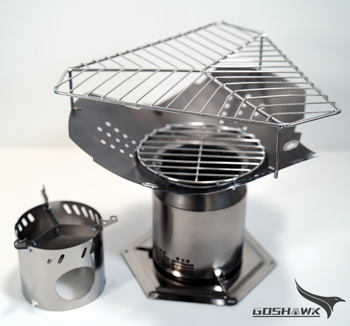 Titanium wood gas - titanium, stove