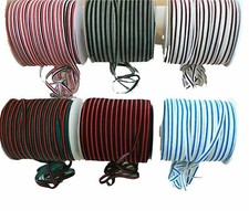 Velvet Ribbon Striped 10mm