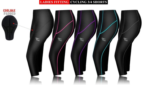Ladies cycling shorts - ladies, 3/4