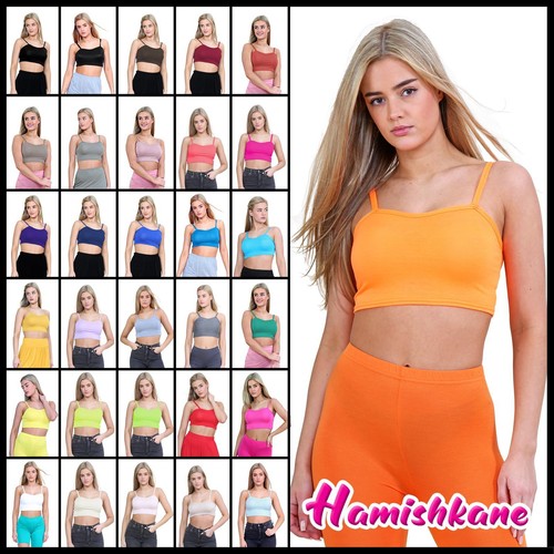 Womens crop top strappy - top,