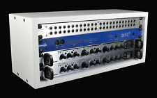 White Straight 4u 19" inch wooden rack unit/case/cabinet recording/audio/studio