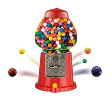2x Gumball Machine Christmas Gift Bubble Gum Dispenser Mini Retro Fun Coin Candy