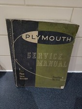 Plymouth Service Manual 1955 Plaza, Savoy, Belvedere Powerflow 6 Hy-Fire V8 