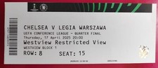 Ticket Chelsea v Legia Warsaw
