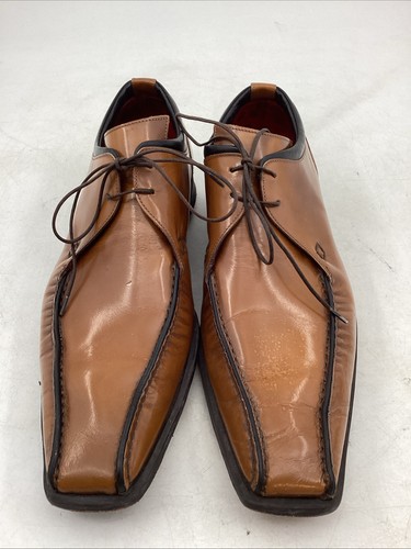 Jeffery west tan brown leather - west,