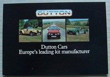 DUTTON KIT CARS Sales Brochure