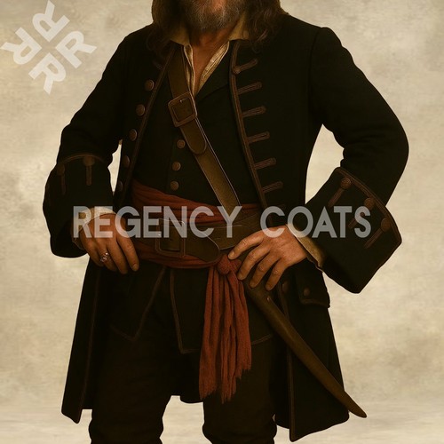 Captain hooks black wool - hooks,