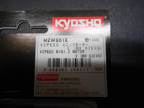 Kyosho mini mzw301e speed - z,