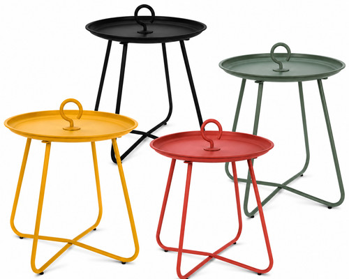 Round metal garden side - round,