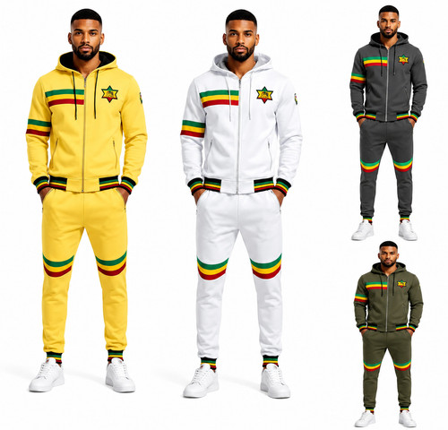 Men rasta tracksuit - men's,
