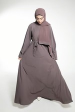 Flared Sleeve Closed Abaya Set