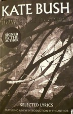 Kate Bush - How To Be Invisible SIGNED First Edition Paperback Book - Pristine