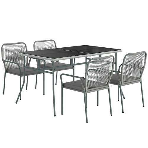 Outsunny five piece rattan - five-piece,