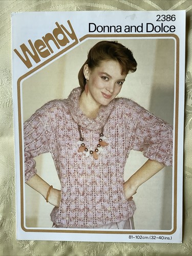 Wendy knitting pattern 2386