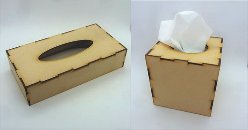 Tissue box cover flat packed - tissue,