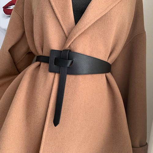 Leather wrap belt - wrap,