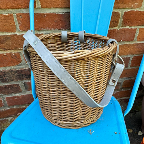 Bobbin wicker bicycle basket - bobbin,