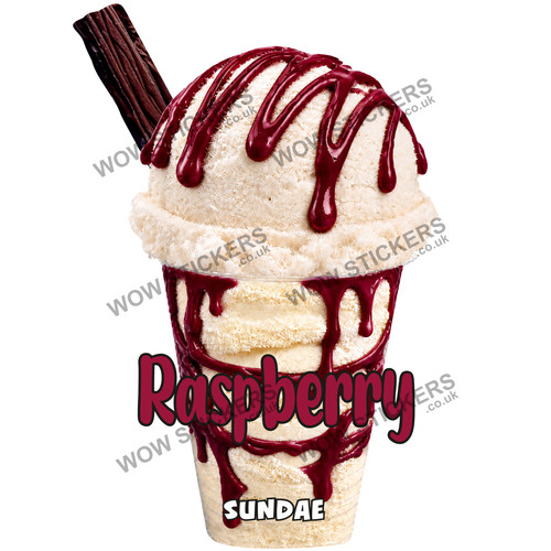 Ice cream van sticker - ice,